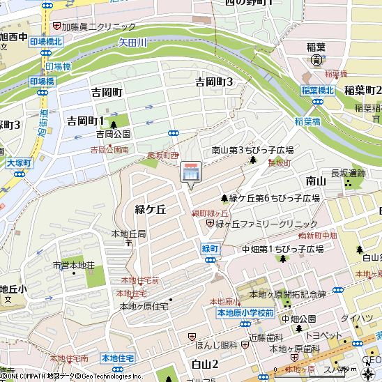 中京ガス機器株式会社　尾張旭店付近の地図